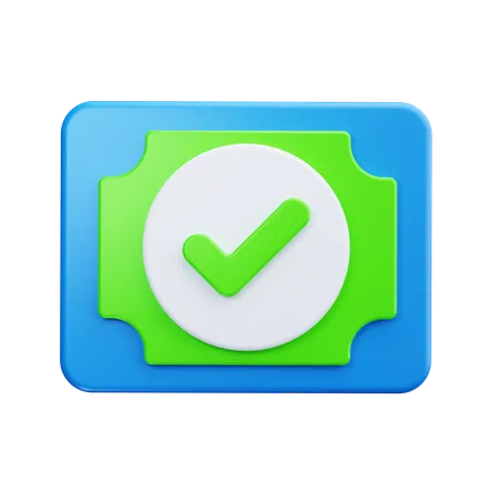 Check In Box Frame  3D Icon