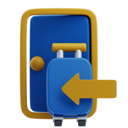 Check-in do hotel  3D Icon