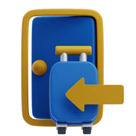 Check-in do hotel  3D Icon