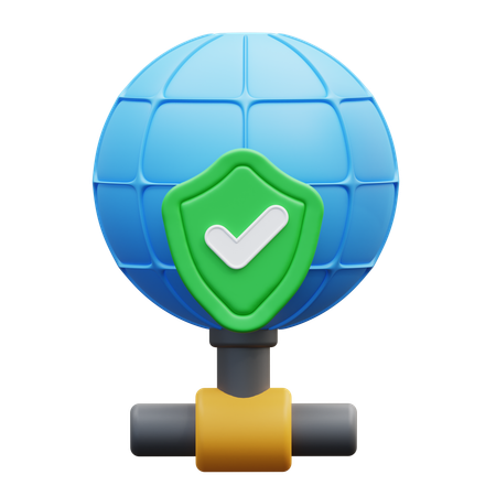 Check Internet  3D Icon