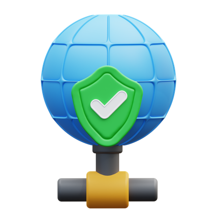 Check Internet  3D Icon