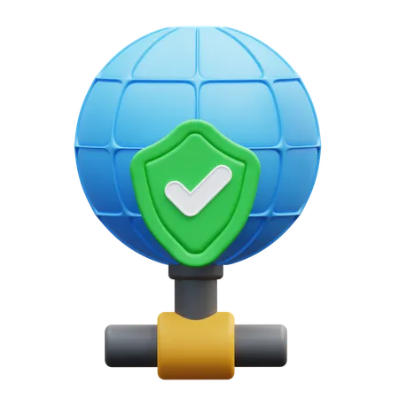 Check Internet  3D Icon