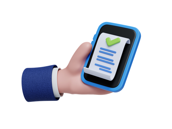 Check Invoice  3D Icon