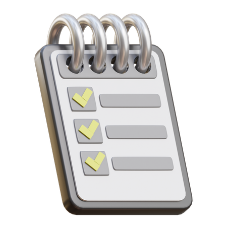 Check List  3D Icon