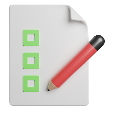 Check List  3D Icon
