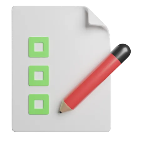 Check List  3D Icon