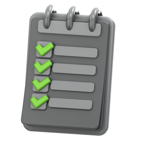 Check List  3D Icon