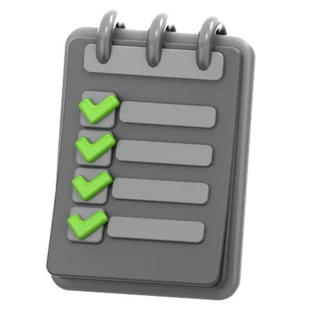 Check List  3D Icon