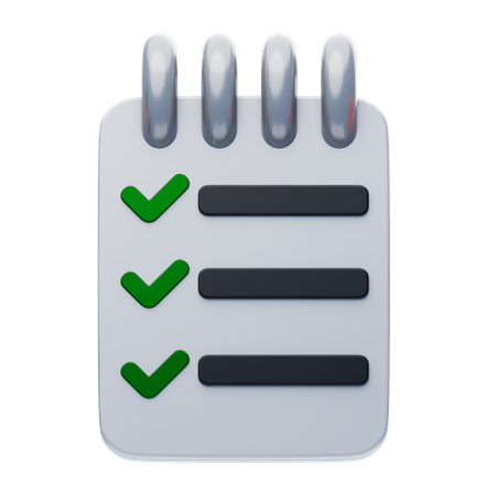 Check List  3D Icon