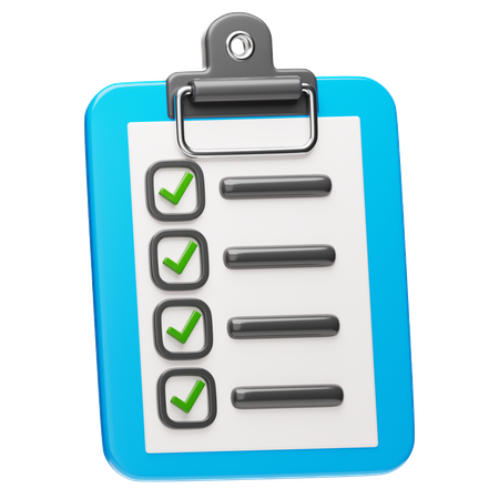 Check List  3D Icon