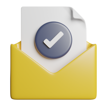 Check Mail  3D Icon