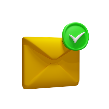 Check Mail  3D Icon