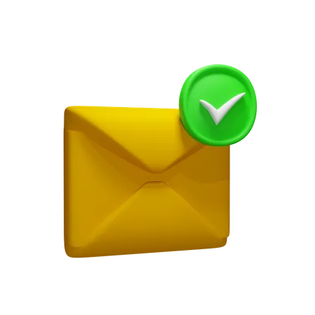 Check Mail  3D Icon