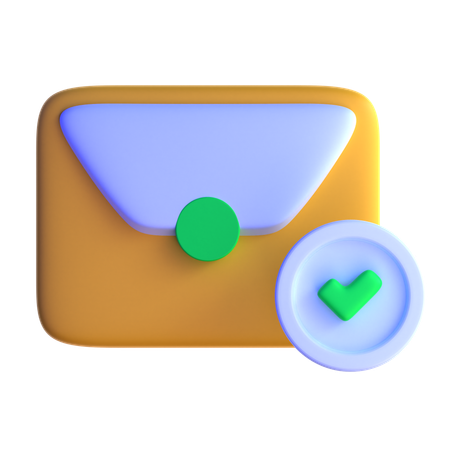Check Mail  3D Icon