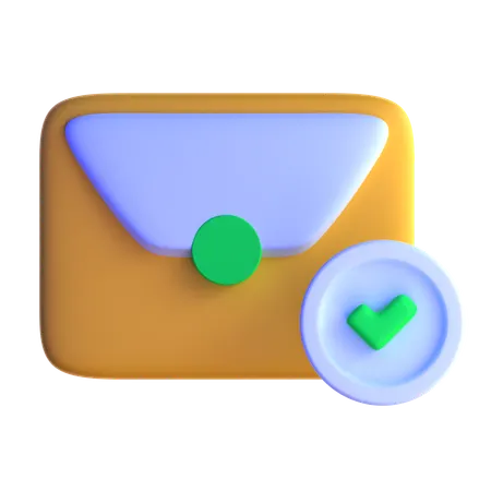 Check Mail  3D Icon