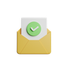 3d check email logo