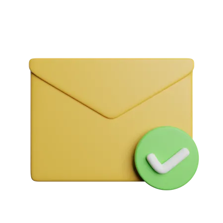Message Sent Delivered 3D Icon