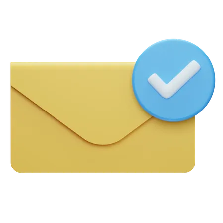 Email Notification 3 D Illustration 3D Icon