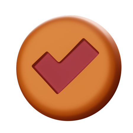 Check mark  3D Icon