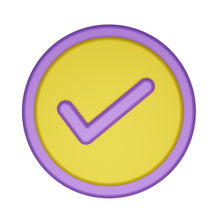 Check Mark  3D Icon