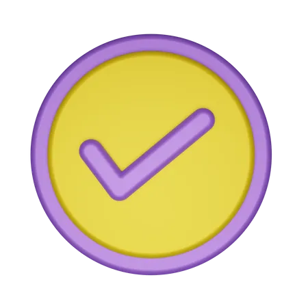 Check Mark  3D Icon