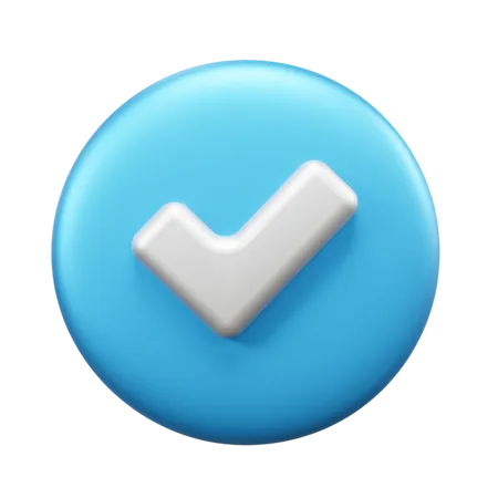 Check Mark  3D Icon