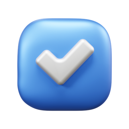 Check Mark  3D Icon