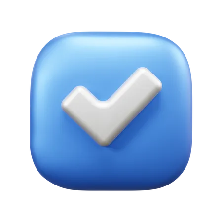 Check Mark  3D Icon