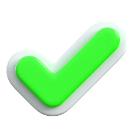 Check Mark  3D Icon