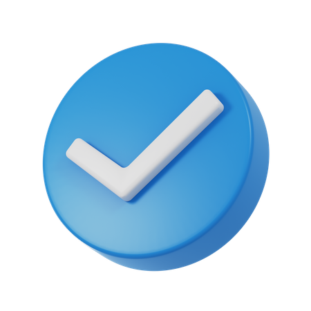 Check Mark  3D Icon