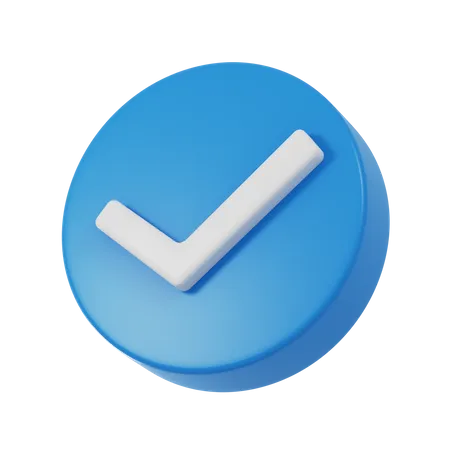 Check Mark  3D Icon