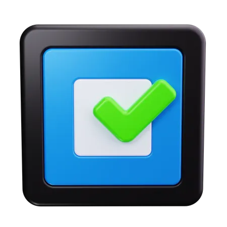 Check Mark  3D Icon