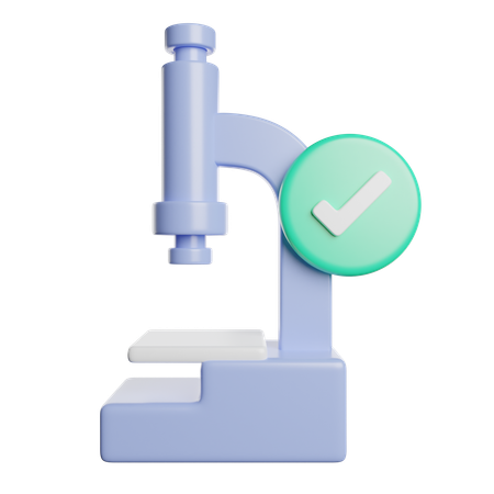 Check Microscope  3D Icon