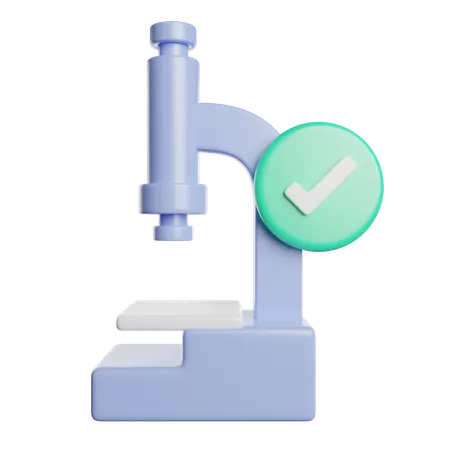 Check Microscope  3D Icon