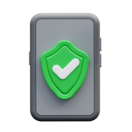 Check Mobile  3D Icon
