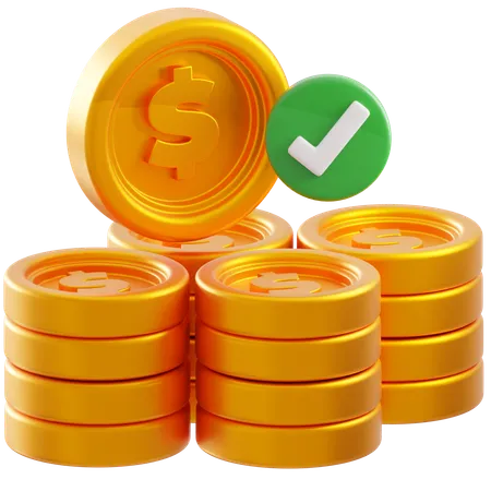 Check Money  3D Icon