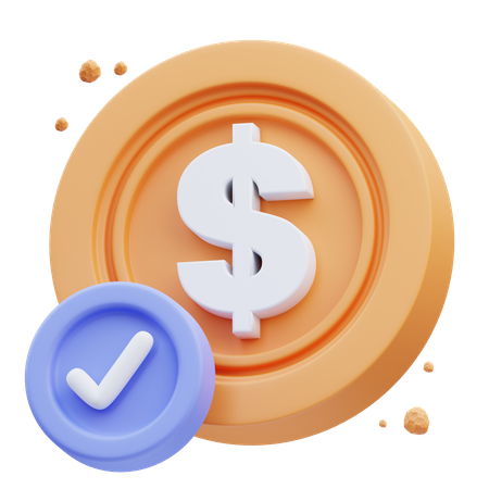 Check Money  3D Icon