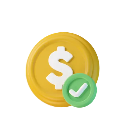 Check Money  3D Icon