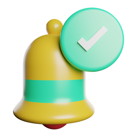 Check Notification  3D Icon