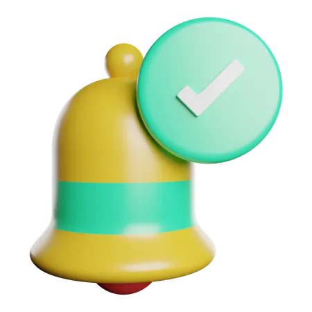 Check Notification  3D Icon