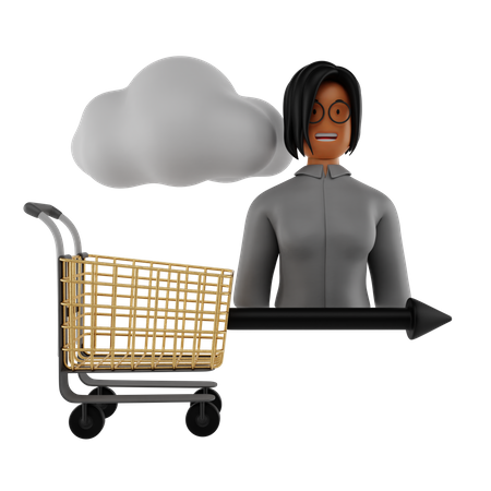 Check Out  3D Icon