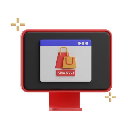Check Out Shopping Website Online Shopping Ecommerce Shopping Shop Digital Shopping Website Online Buy Online Store Store 3D Icon