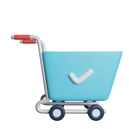 Checkout Shopping Cart 3D Icon