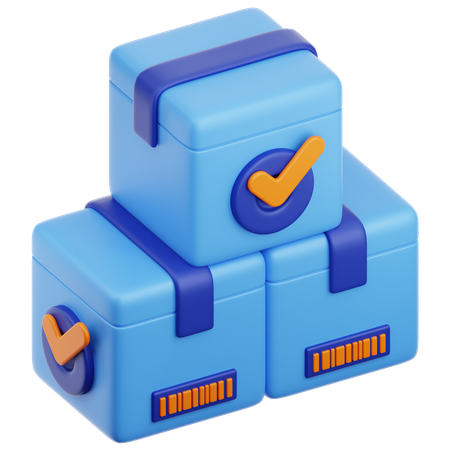 Check Package  3D Icon