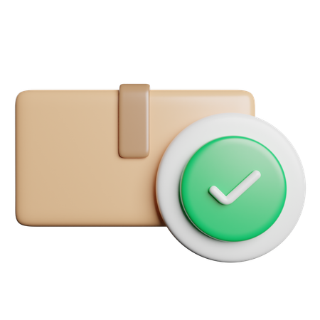 Check Package  3D Icon