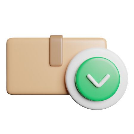 Check Package  3D Icon