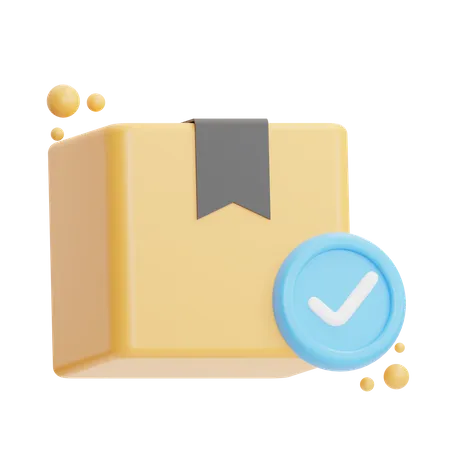 Check Package 3D Icon