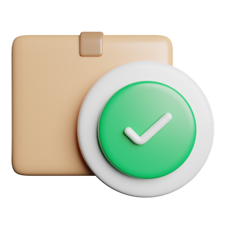 Paket prüfen  3D Icon