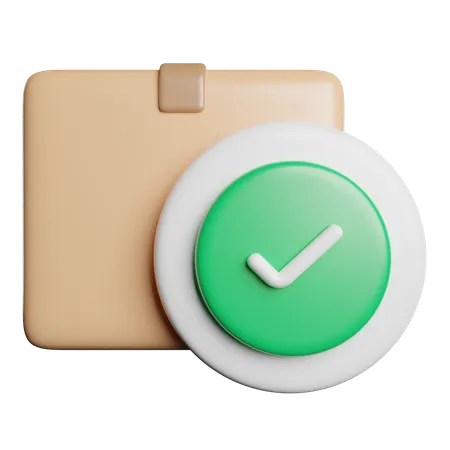 Paket prüfen  3D Icon