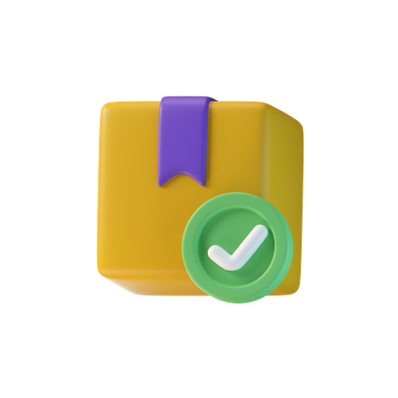 Check Parcel  3D Icon